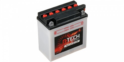 baterie 12V, YB9-B, 9Ah, 130A, konvenční 135x75x139 A-TECH (vč. balení elektrolytu)